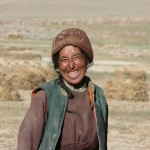 Freundliche Frau aus Ladakh